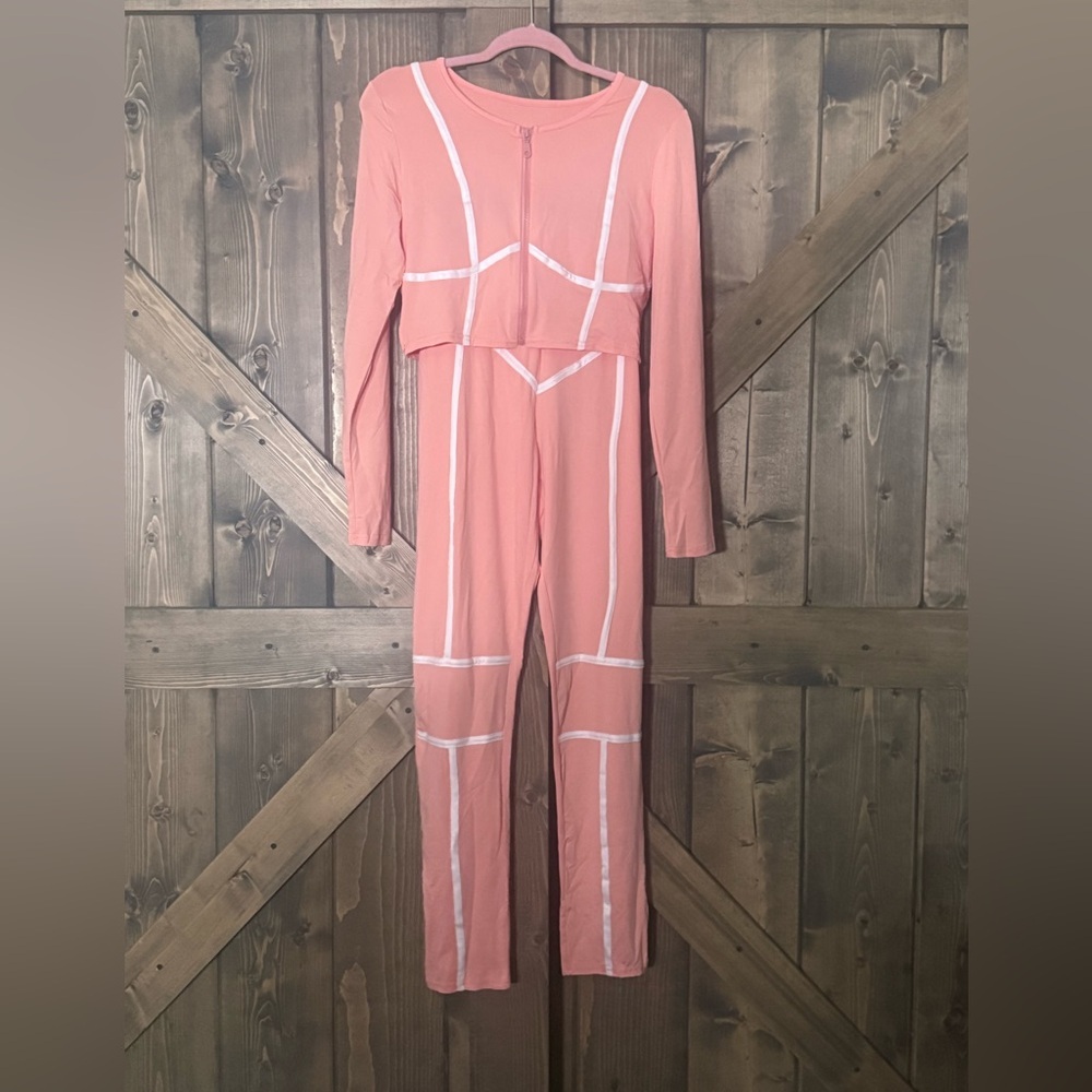 Coral pink matching set - XL